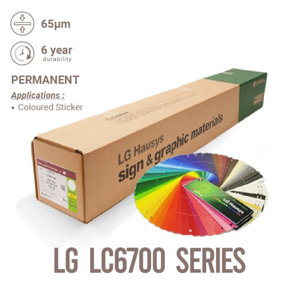 Lg Sticker LG white/transparent/lamination/colour sticker - Image Junction