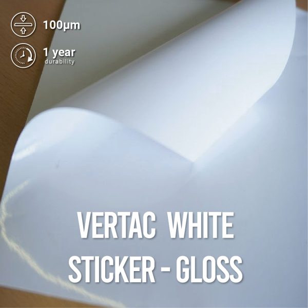 Vertac Vertac white/transparent/lamination/colour sticker - Image Junction